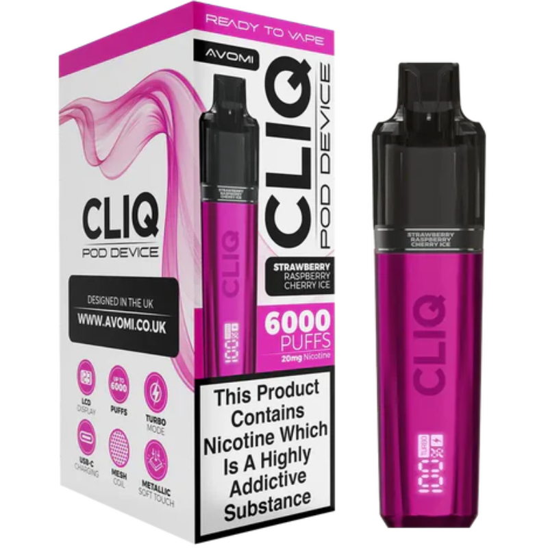 Avomi Cliq Starter Kit £8.99 each - Vapesdirect