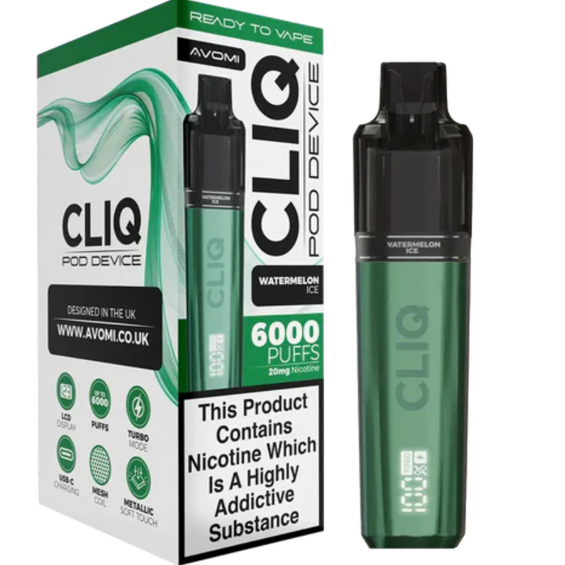 Avomi Cliq Starter Kit £8.99 each - Vapesdirect