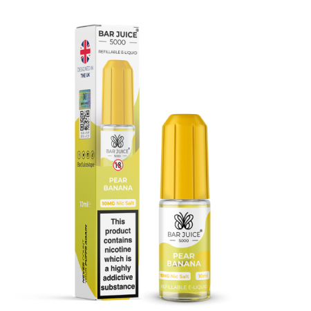 Bar Juice 5000 Pear Banana Nic Salt 10ml - Vapesdirect