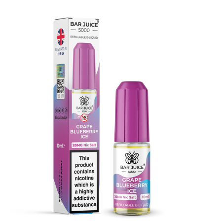 Bar Juice 5000 Grape Blueberry Ice - Vapesdirect