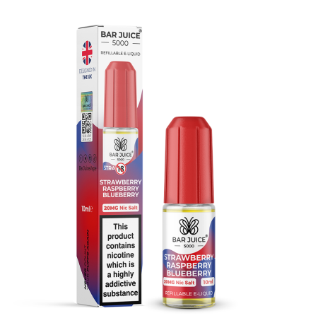 Bar Juice 5000 Strawberry Raspberry Blueberry - Vapesdirect