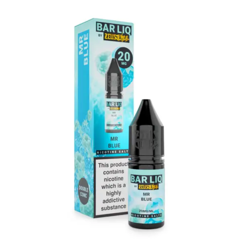 Zeus Juice Bar LIQ Salts Mr Blue 10ml Nic Salt