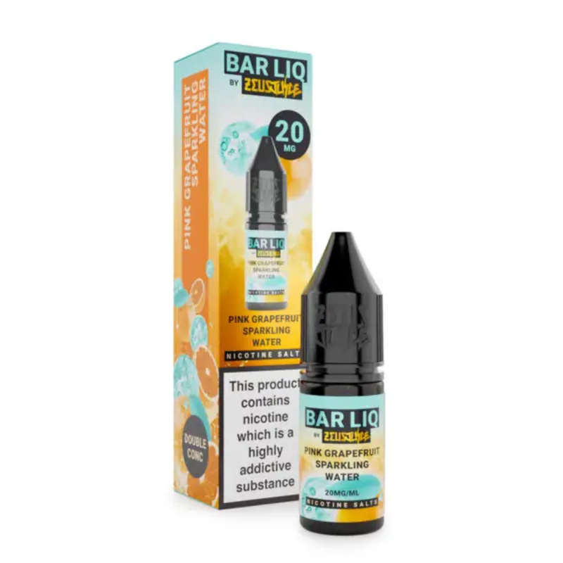 Zeus Juice Bar LIQ Salts Pink Grapefruit & Sparkling Water 10ml Nic Salt