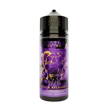 Zeus Juice Black Reloaded 50/50 Shortfill E-Liquid 100ml - Vapesdirect