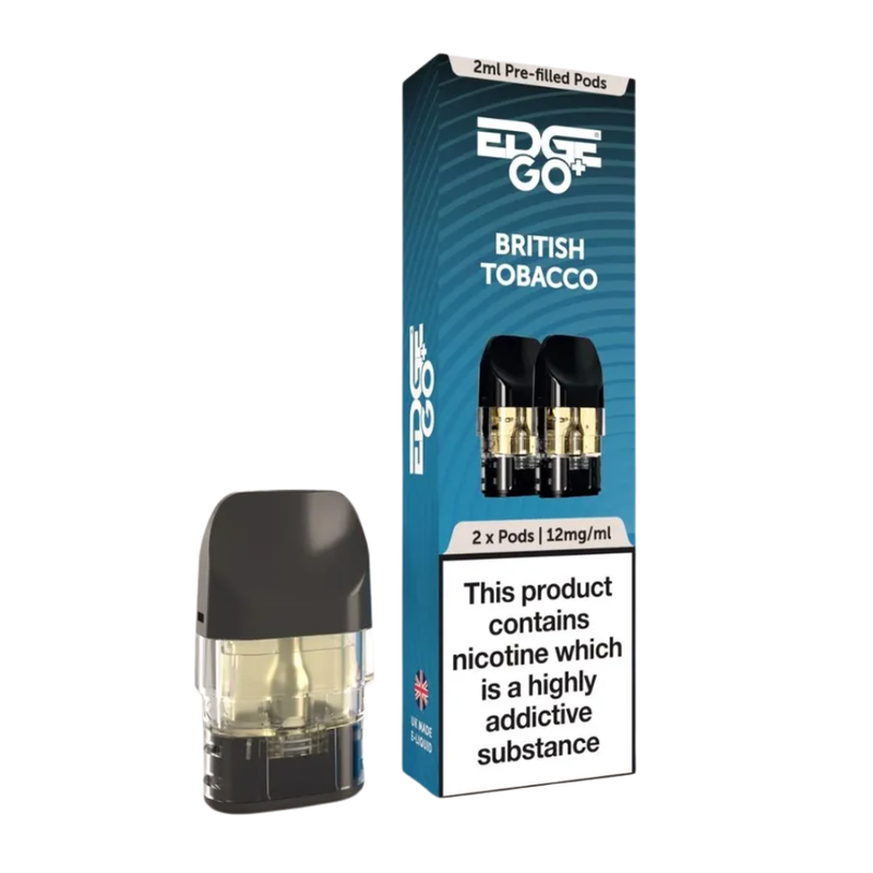 EDGE GO+ British Tobacco Prefilled Pods 2 Pack