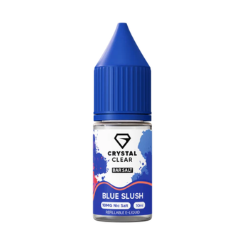 Crystal Clear Blue Slush Bar Nic Salt E-Liquid 10ml - Vapesdirect