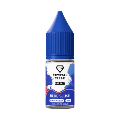 Crystal Clear Blue Slush Bar Nic Salt E-Liquid 10ml - Vapesdirect