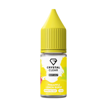 Crystal Clear Pineapple Lemon Burst Bar Nic Salt E-Liquid 10ml - Vapesdirect