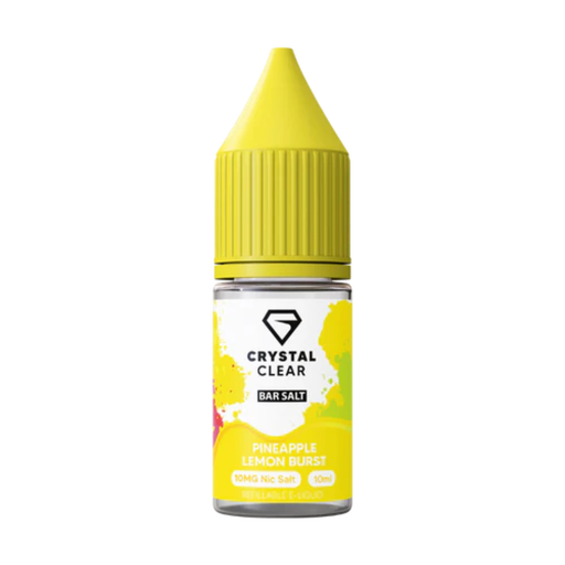 Crystal Clear Pineapple Lemon Burst Bar Nic Salt E-Liquid 10ml - Vapesdirect