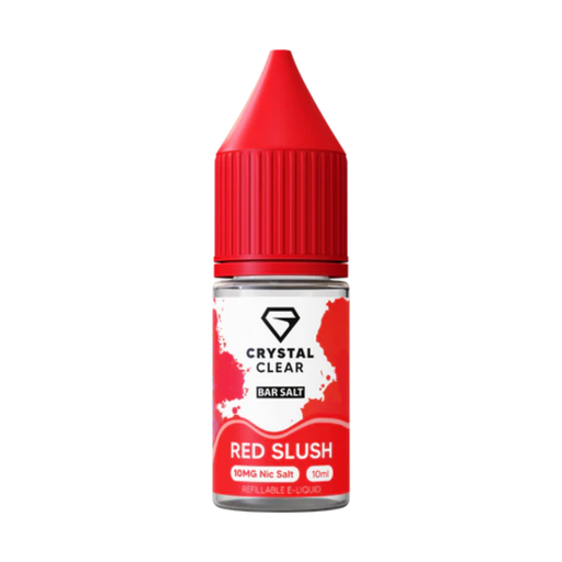Crystal Clear Red Slush Bar Nic Salt E-Liquid 10ml - Vapesdirect