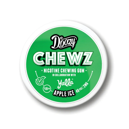 Doozy Chewz Nicotine Gum - Apple Ice - Vapesdirect