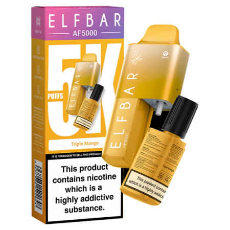 Elf Bar - AF5000 Puff Disposable Vape - Vapesdirect