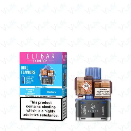 Elf Bar Dual 10K Prefilled Pods + Refill Containers – Dual Flavours - Vapesdirect