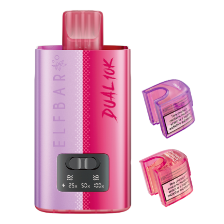 Elfbar Dual 10K Prefilled Vape Kit - Vapesdirect