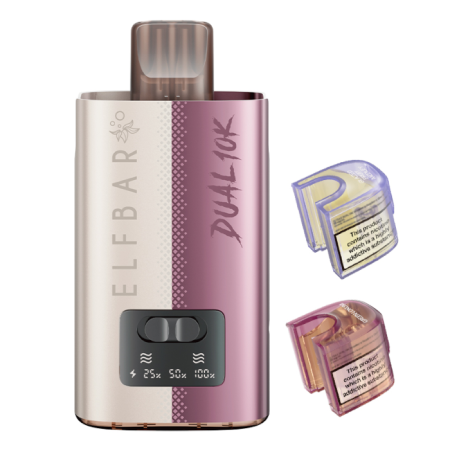 Elfbar Dual 10K Prefilled Vape Kit - Vapesdirect