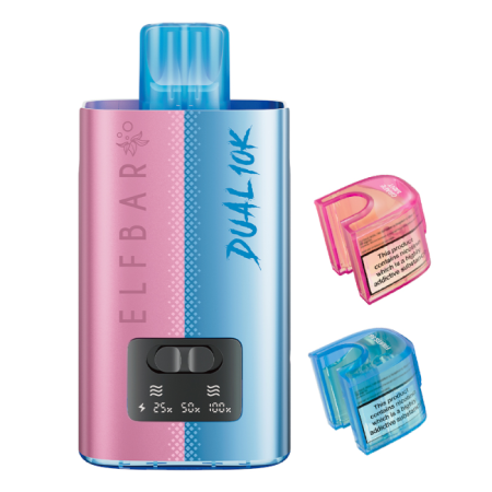 Elfbar Dual 10K Prefilled Vape Kit - Vapesdirect