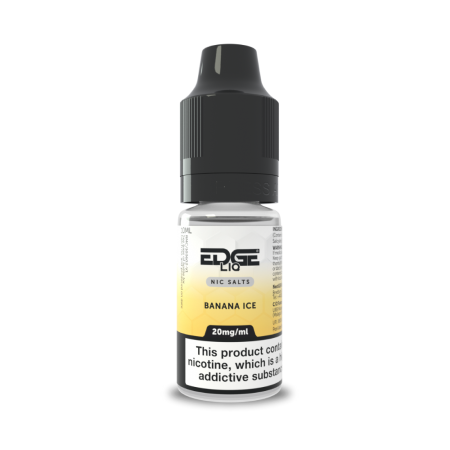 Banana Ice Nic Salt by Edge Liq 10ml E-Liquid - Vapesdirect