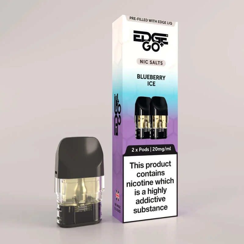 EDGE GO+ Blueberry Ice Prefilled Pods 2 Pack - Vapesdirect