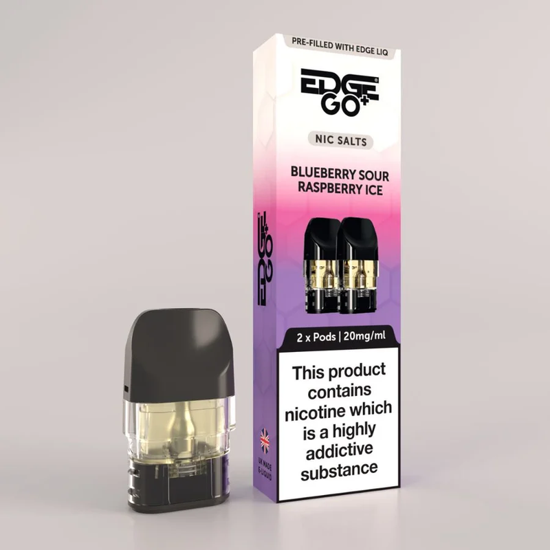 EDGE GO+ Blueberry Sour Raspberry Prefilled Pods 2 Pack - Vapesdirect