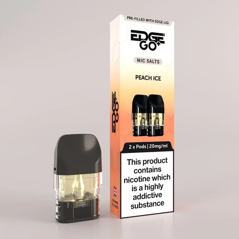 EDGE GO+ Peach Ice Prefilled Pods 2 Pack - Vapesdirect