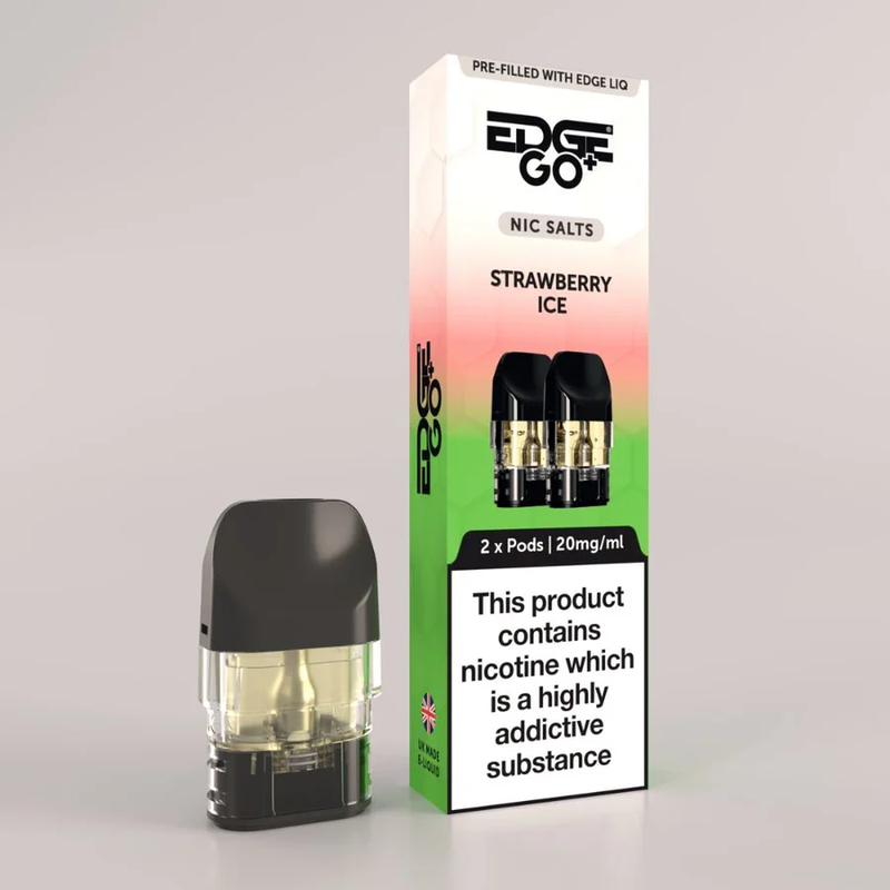 EDGE GO+ Strawberry Ice Prefilled Pods 2 Pack - Vapesdirect