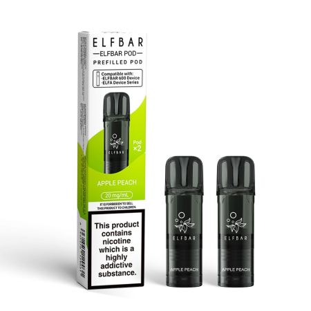Elf Bar 600 Prefilled Replacement Pods - Vapesdirect