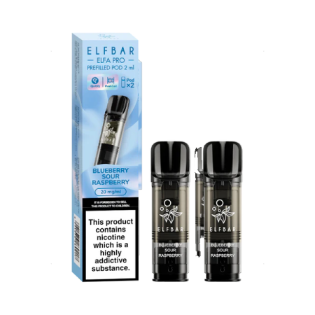 Elf Bar Elfa PRO Pods Blueberry Sour Raspberry - Vapesdirect