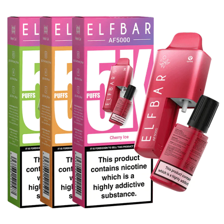 Elf Bar - AF5000 Puff Disposable Vape - Vapesdirect
