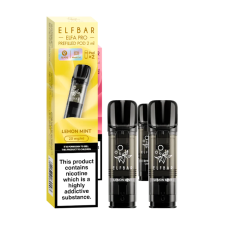 Elf Bar Elfa PRO Pods Lemon Mint - Vapesdirect