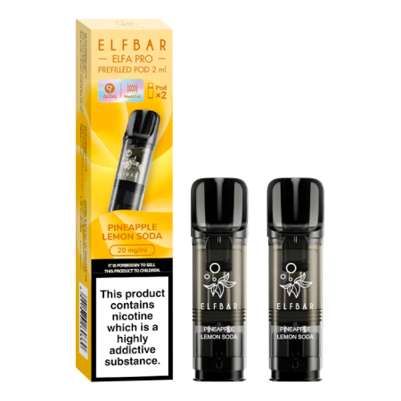 Elf Bar Elfa PRO Pods Pineapple Lemon - Vapesdirect