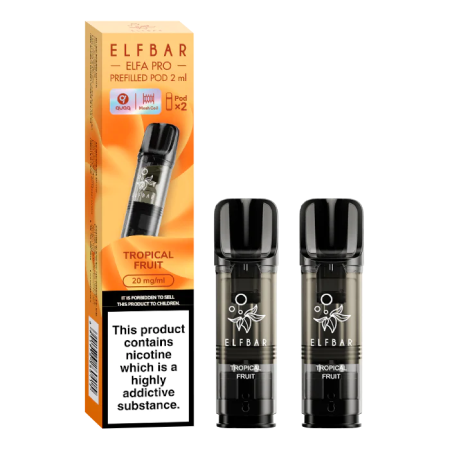 Elf Bar Elfa PRO Pods Tropical Fruit - Vapesdirect