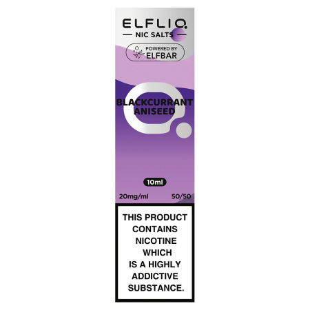 ElfLiq ELiquid By Elf Bar 10ml Blackcurrant Aniseed