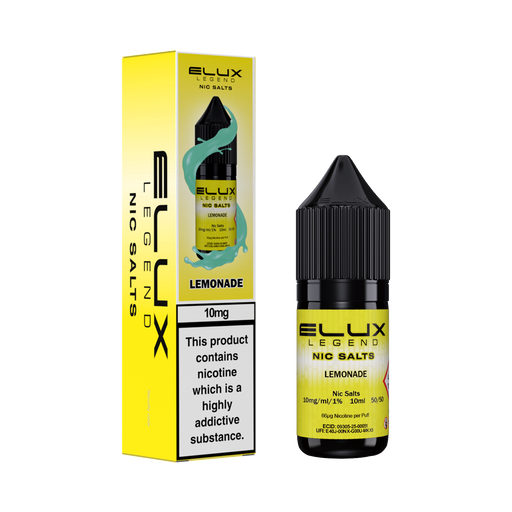 Elux Legend Lemonade Nic Salt 10ml - Vapesdirect