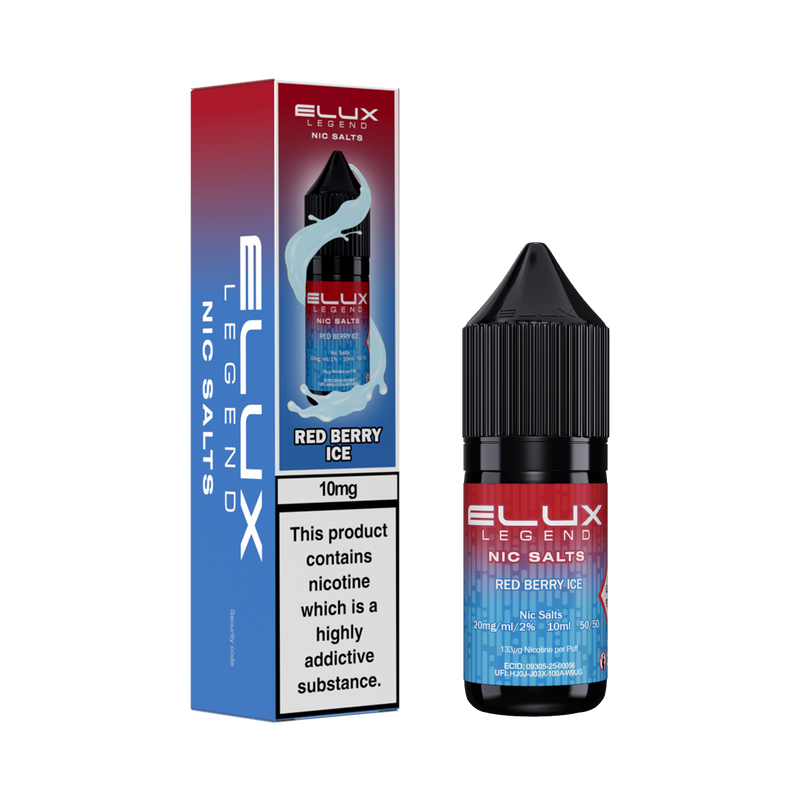 Elux Legend Red Berry Ice Nic Salt 10ml - Vapesdirect