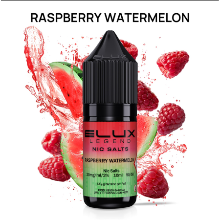 Elux Legend Raspberry Watermelon Nic Salt 10ml - Vapesdirect