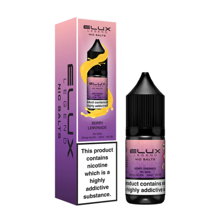 Elux Nic Salt E-liquid - Berry Lemonade