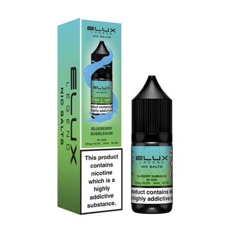 Elux Nic Salt E-liquid - Blueberry Bubblegum