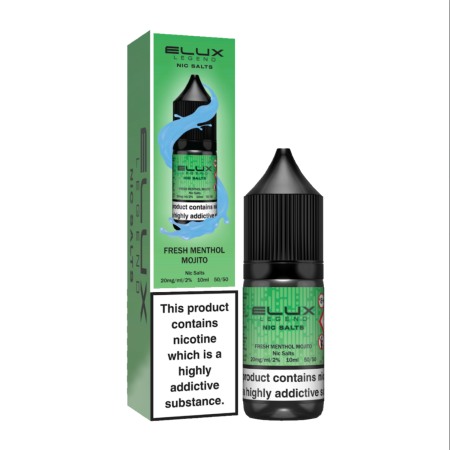 Elux Legend Fresh Menthol Mojito Nic Salt 10ml - Vapesdirect