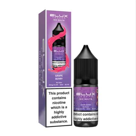 Elux Nic Salt E-liquid - Grape Berry