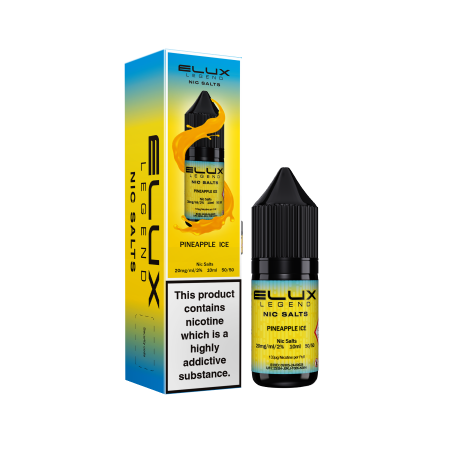 Elux Legend Pineapple Ice Nic Salt 10ml - Vapesdirect