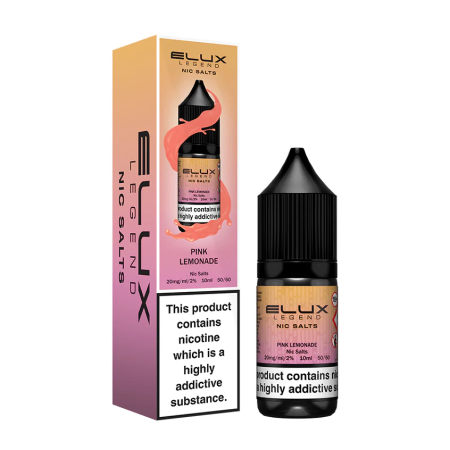 Elux Legend Pink Lemonade Nic Salt 10ml - Vapesdirect