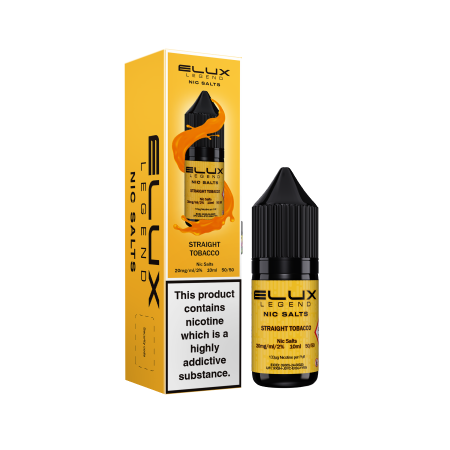 Elux Nic Salt E-liquid - Straight Tobacco