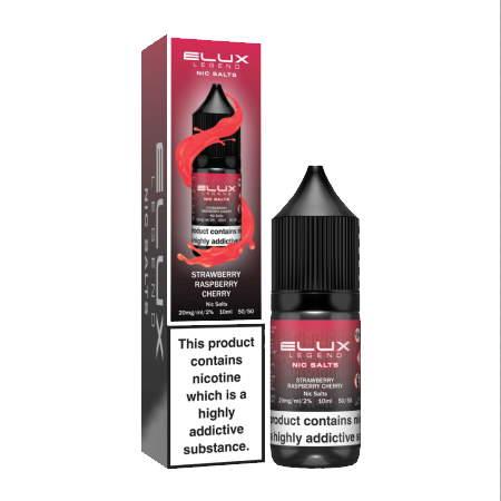 Elux Legend Strawberry Raspberry Cherry Nic Salt 10ml - Vapesdirect