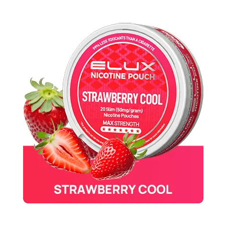 ELUX Nicotine Pouches - Strawberry Cool - Vapesdirect