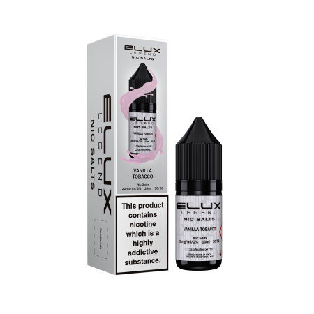 Elux Legend Vanilla Tobacco Nic Salt 10ml - Vapesdirect