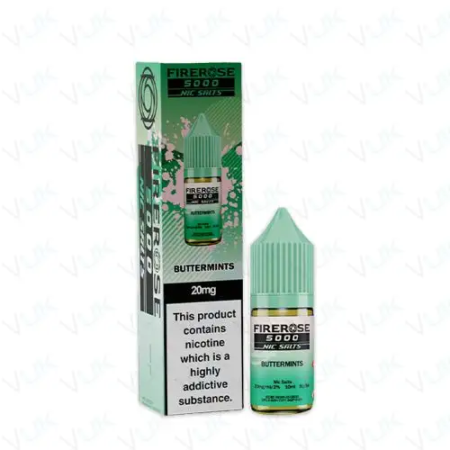 Firerose 5000 Buttermints Nic Salt 10ml - Vapesdirect