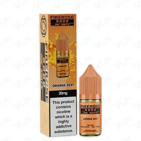 Firerose 5000 Orange Zest Nic Salt 10ml - Vapesdirect