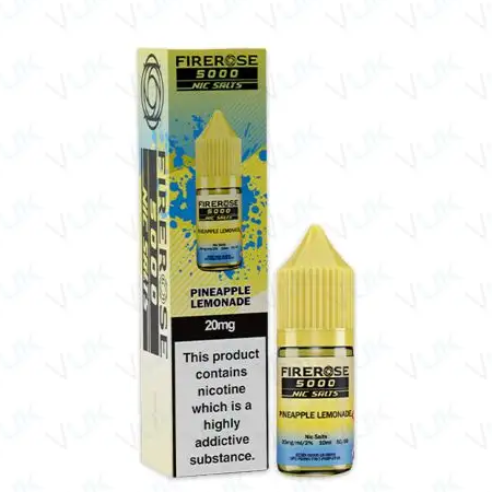Firerose 5000 Pineapple Lemonade Nic Salt 10ml - Vapesdirect