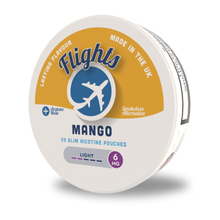Flights Mango Nicotine Pouches – Tobacco-Free Nicotine (UK Made) - Vapesdirect