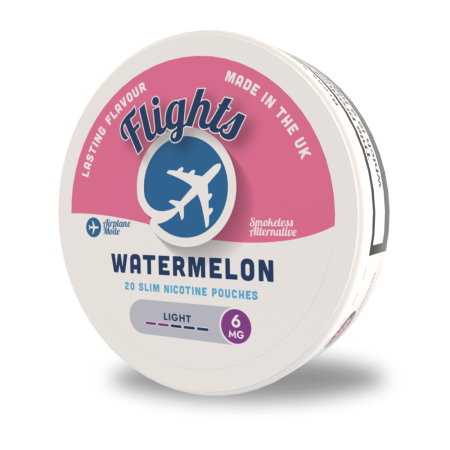 Flights Watermelon Nicotine Pouches – Tobacco-Free Nicotine (UK Made) - Vapesdirect